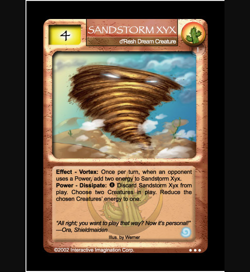 Sandstorm Xyx - Foil
